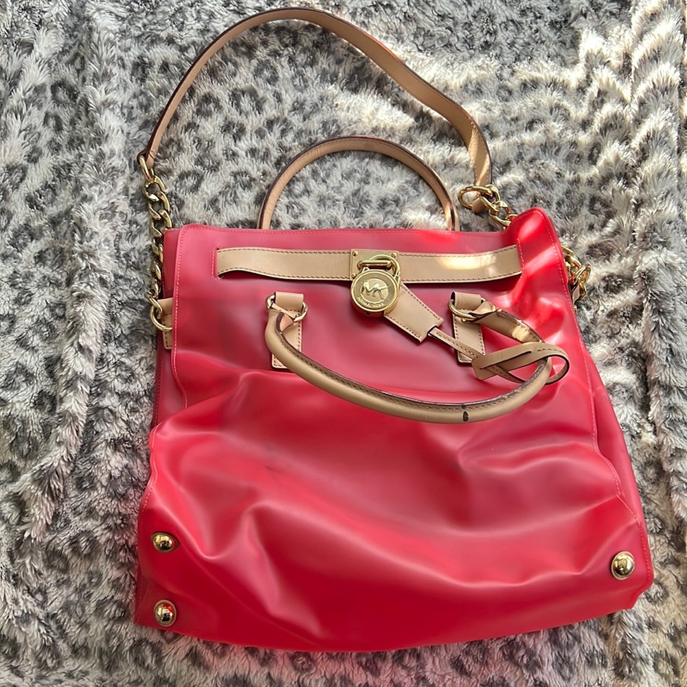 Pink Michael Kors purse